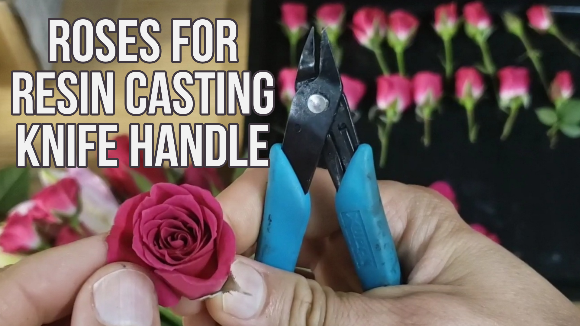 How To Select, Prep and Dry Roses To Be Incased In Cast Resin Knife Handles | SOUL BUILT KRVR Knives