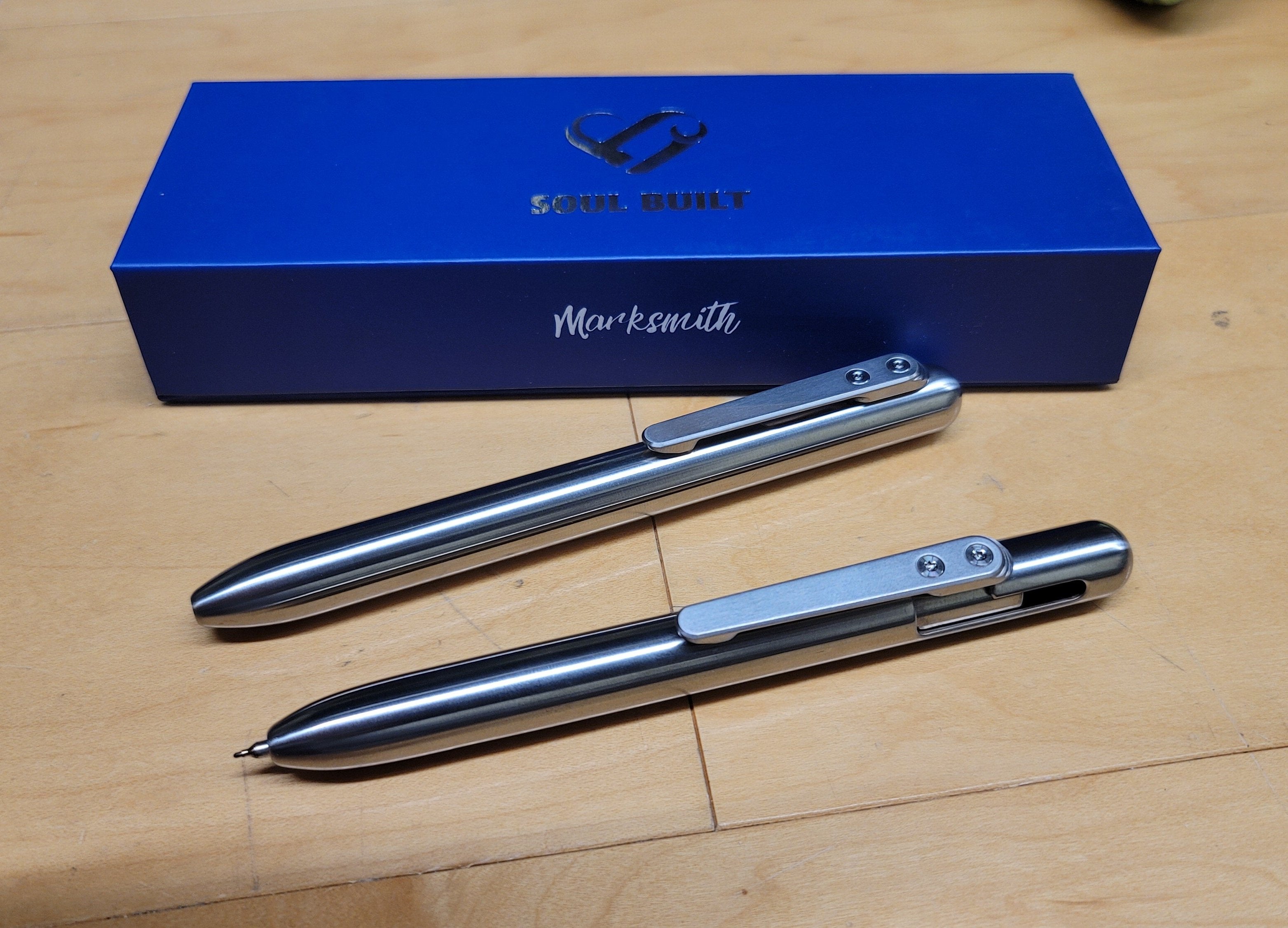 MARKSMITH® ULTRAFINE Titanium Bolt Action Permanent Marker Pen