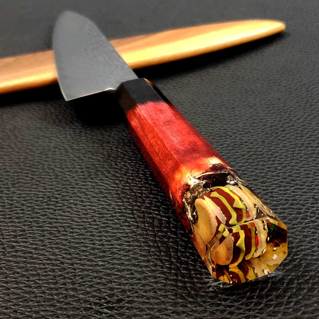 Burger Bone Royale - 210mm (8.25in) Damascus Gyuto Chef Knife