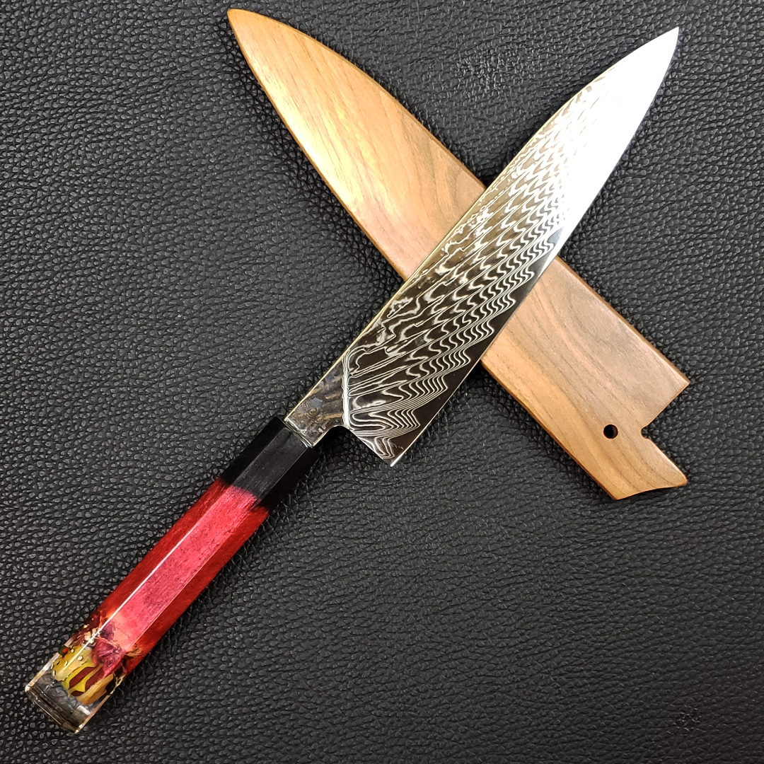 Burger Bone Royale - 210mm (8.25in) Damascus Gyuto Chef Knife