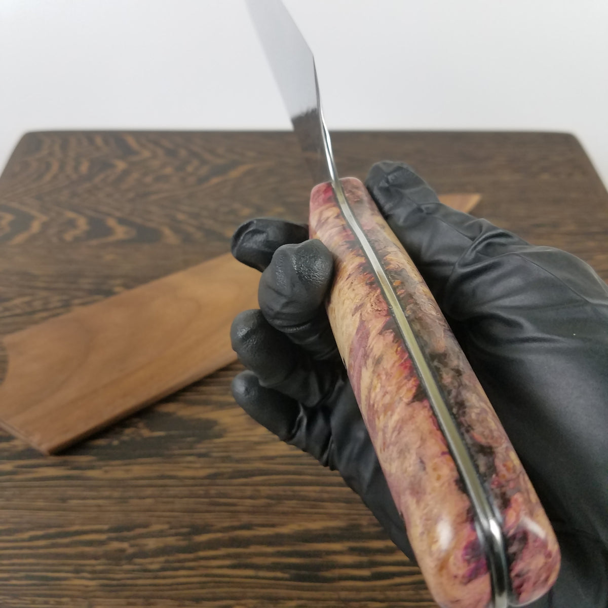 Purple Rain II - 10in (254mm) Damascus Gyuto - Raindrop - Smooth Handle