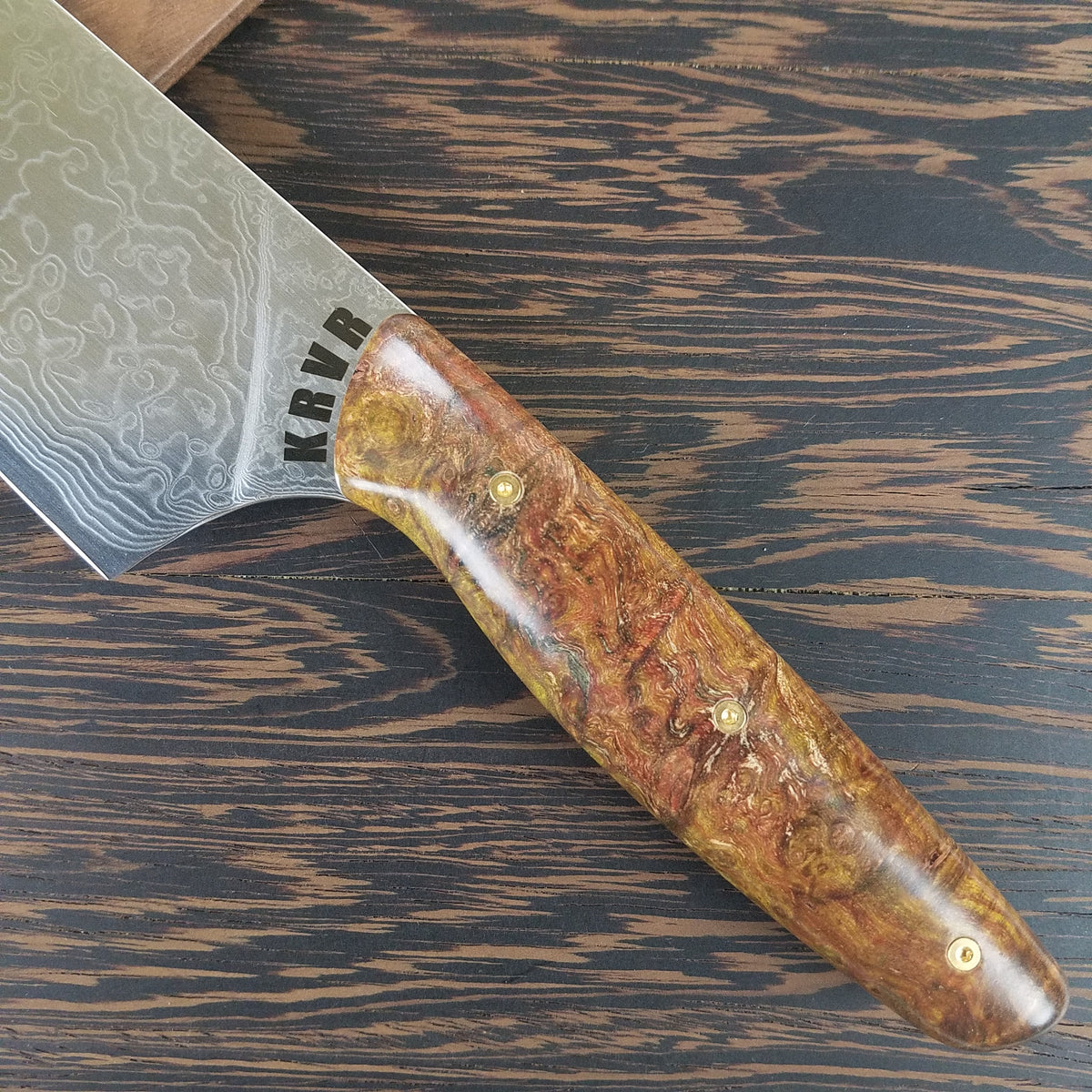 Red Planet - 10in (254mm) Damascus Gyuto - Raindrop - Smooth Handle