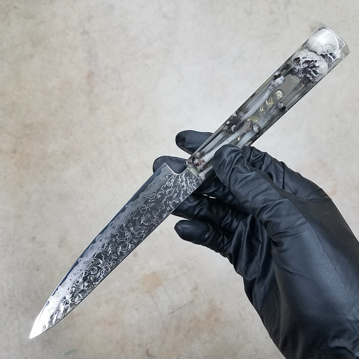 Bonehenge - 6in (150mm) Damascus Petty Culinary Knife