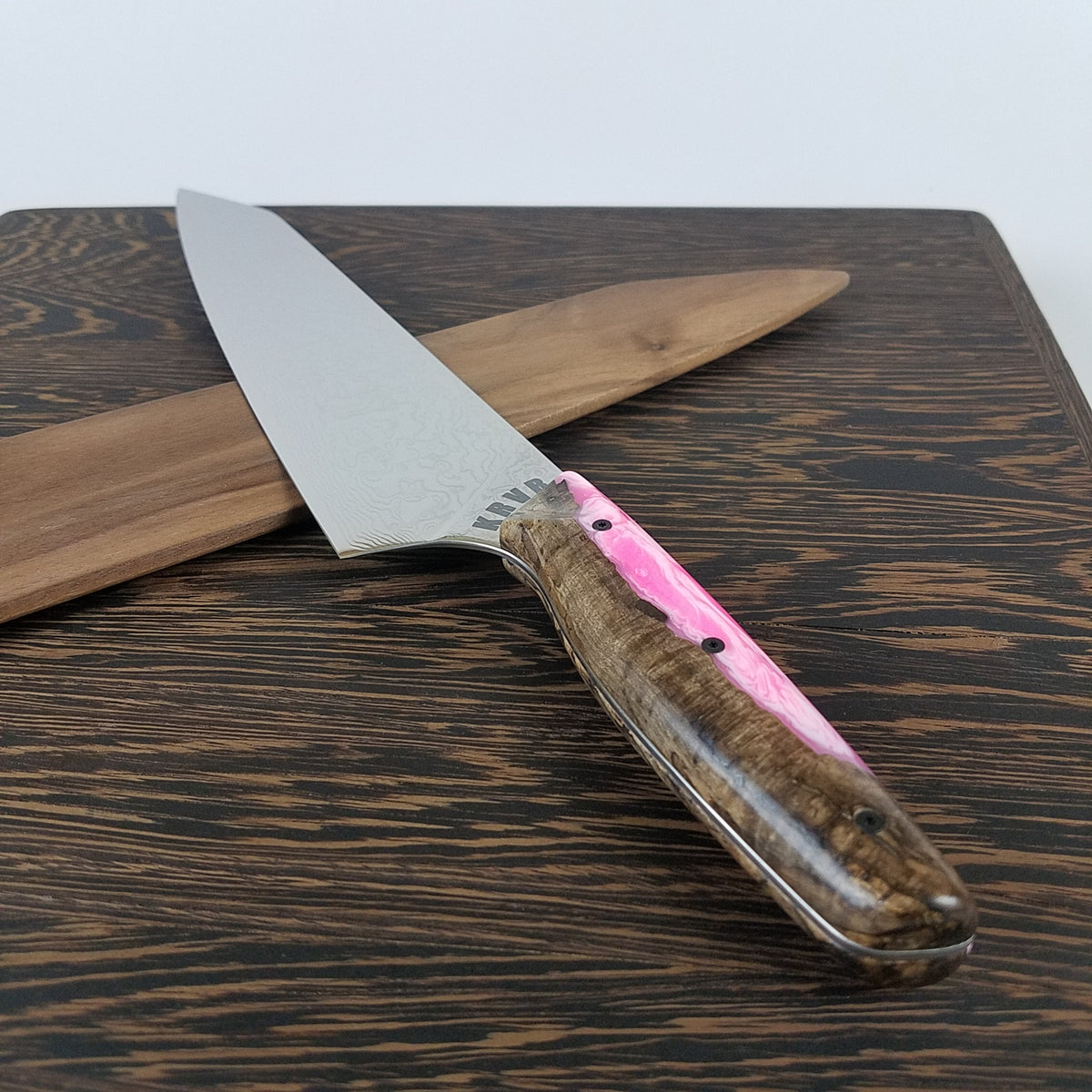 Neapolitan - 10in (254mm) Damascus Gyuto - Raindrop - Smooth Handle