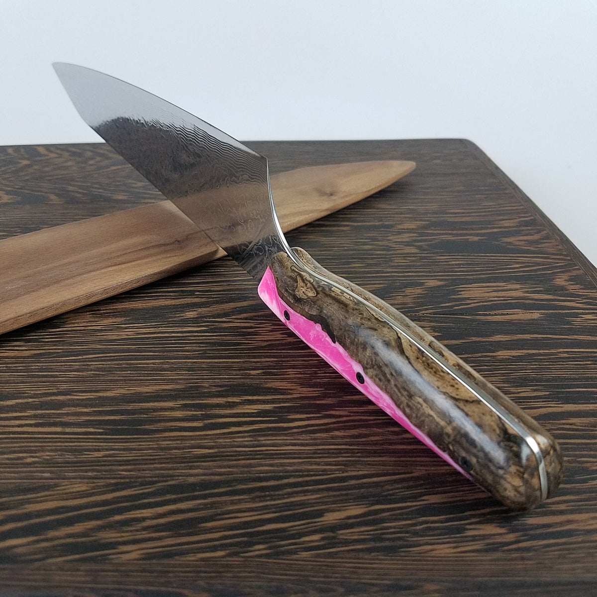 Neapolitan - 10in (254mm) Damascus Gyuto - Raindrop - Smooth Handle