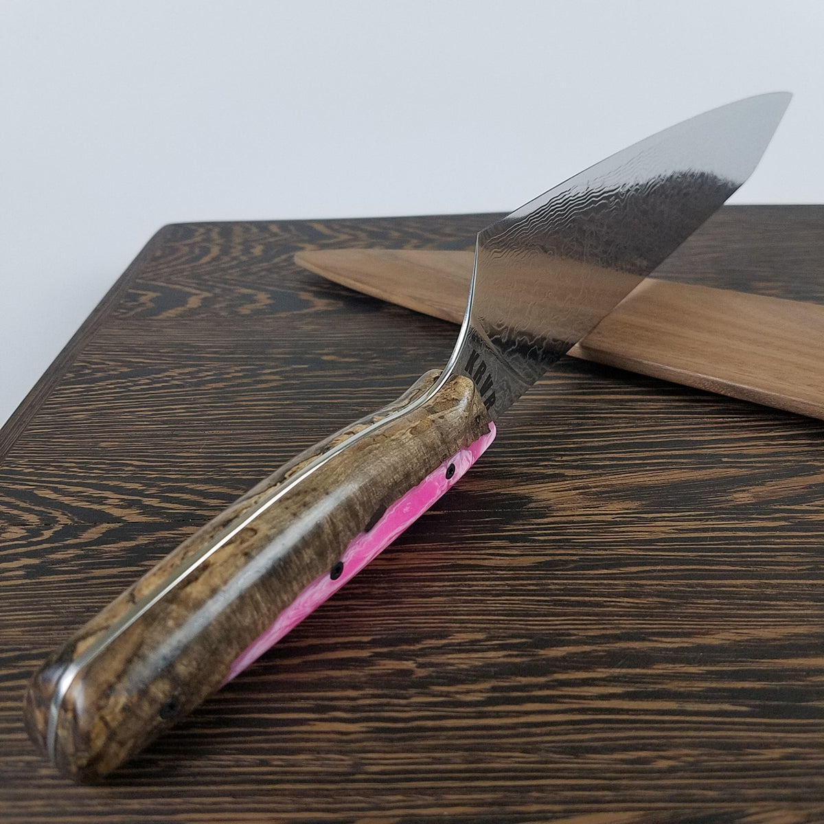 Neapolitan - 10in (254mm) Damascus Gyuto - Raindrop - Smooth Handle