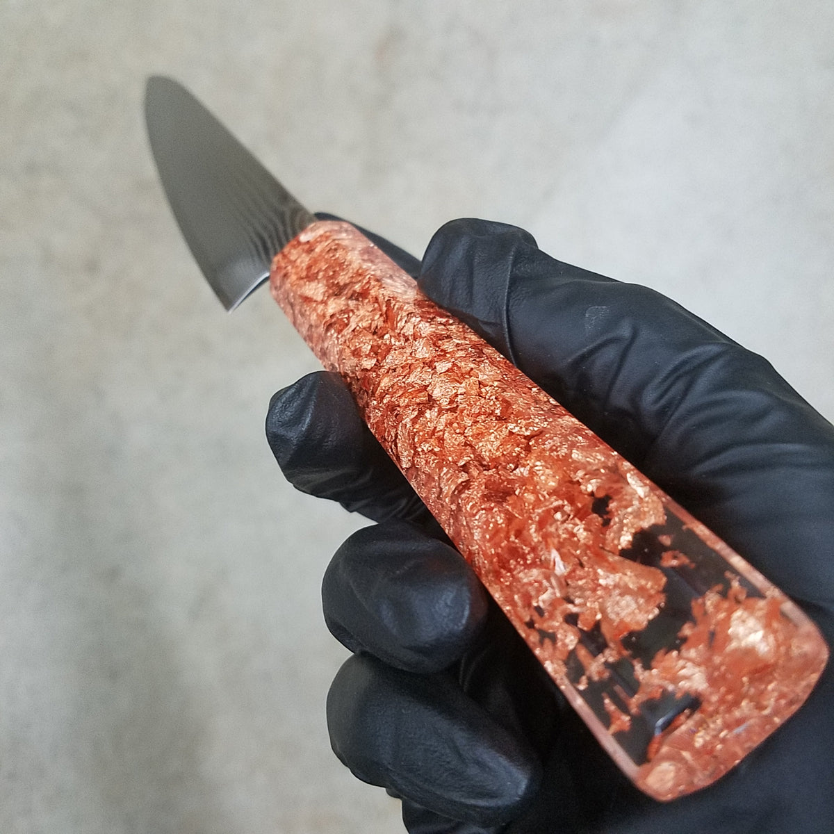 Copper Overload - 6in (150mm) Damascus Petty Culinary Knife