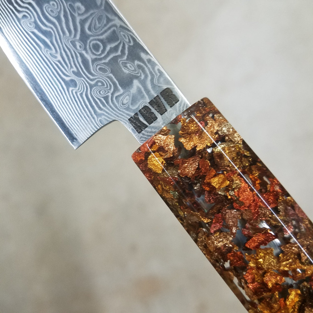 Fluttering Maple Leaves - 6in (150mm) Damascus Petty Culinary Knife