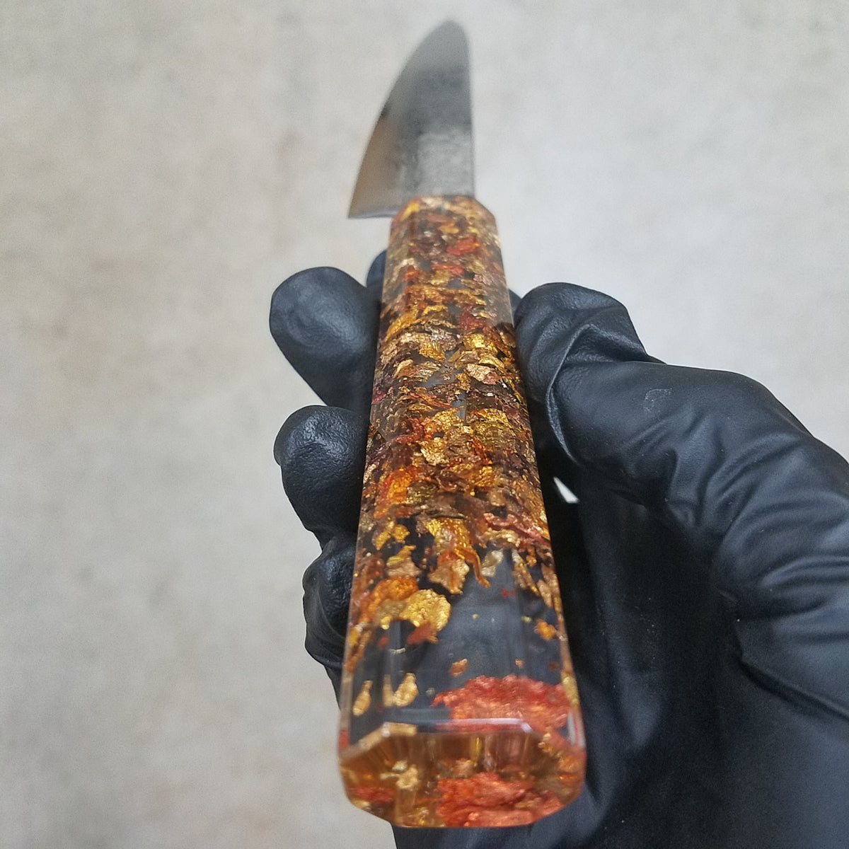 Fluttering Maple Leaves - 6in (150mm) Damascus Petty Culinary Knife