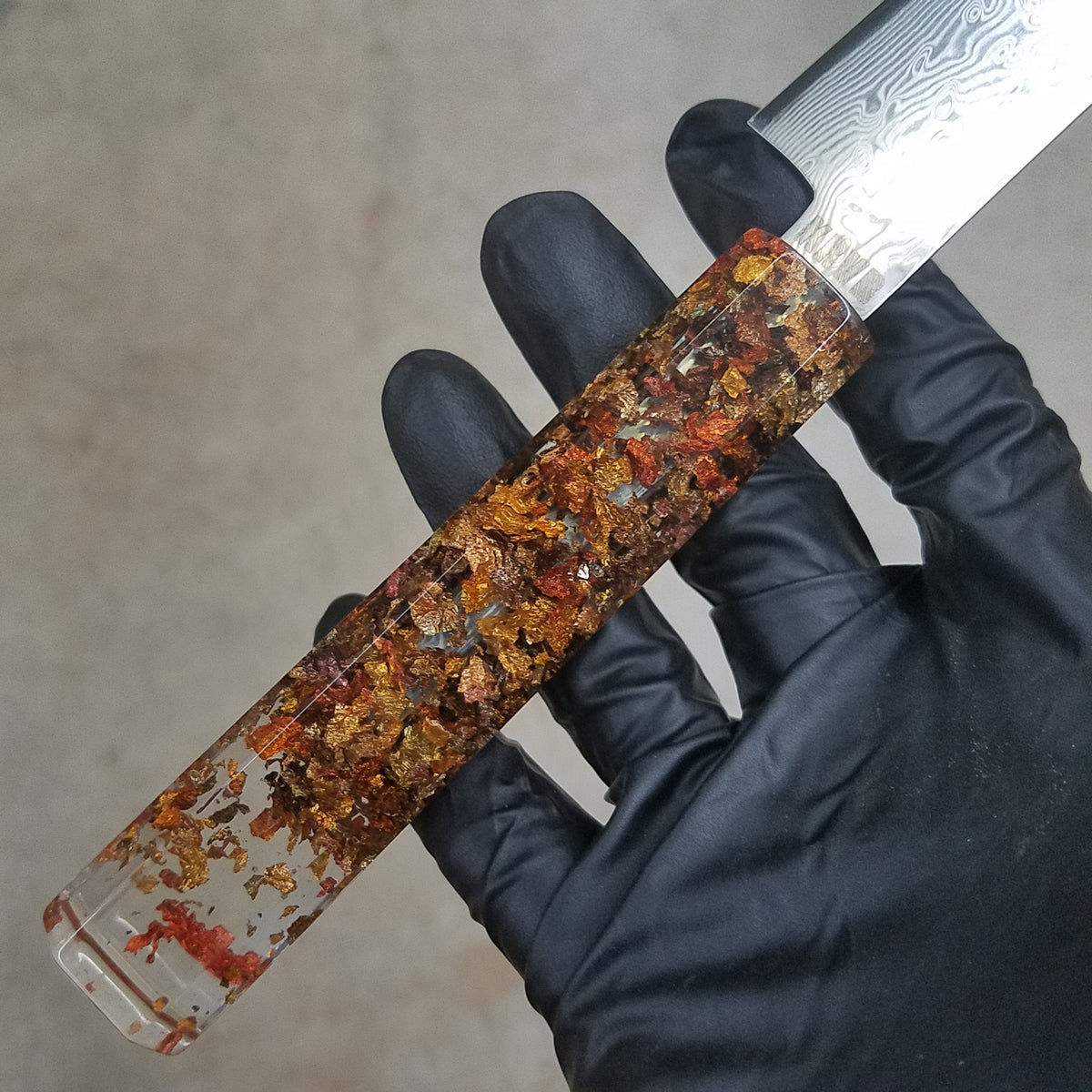 Fluttering Maple Leaves - 6in (150mm) Damascus Petty Culinary Knife