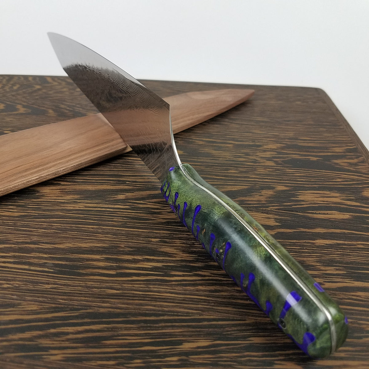 Goosebumps Drip - 10in (254mm) Damascus Gyuto - Raindrop - Smooth Handle