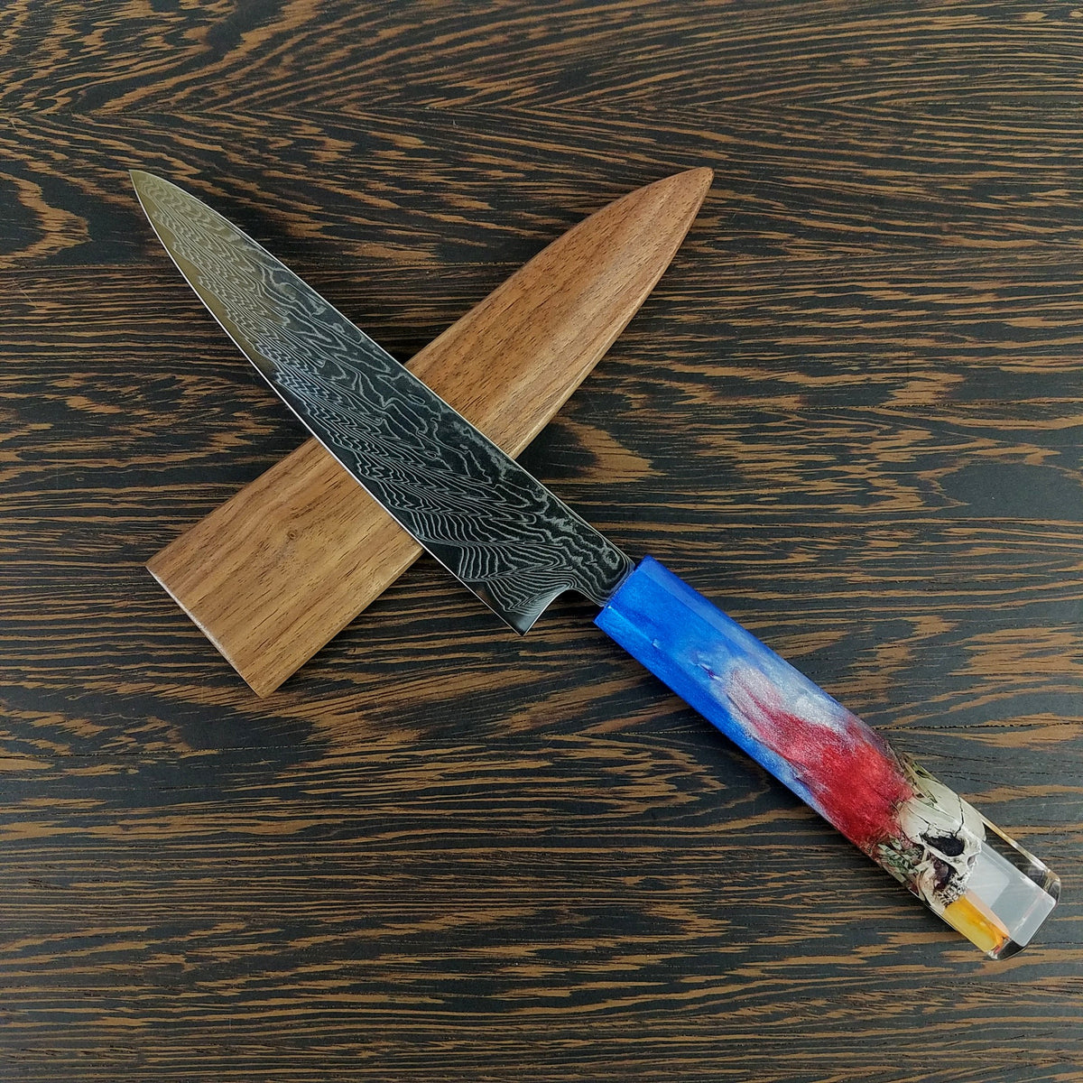 ID4 - 6in (150mm) Damascus Petty Culinary Knife