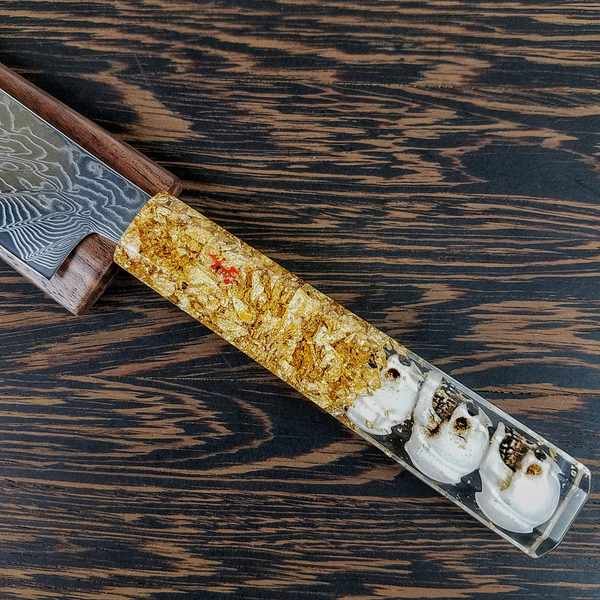 Cannibal Totem - 6in (150mm) Damascus Petty Culinary Knife