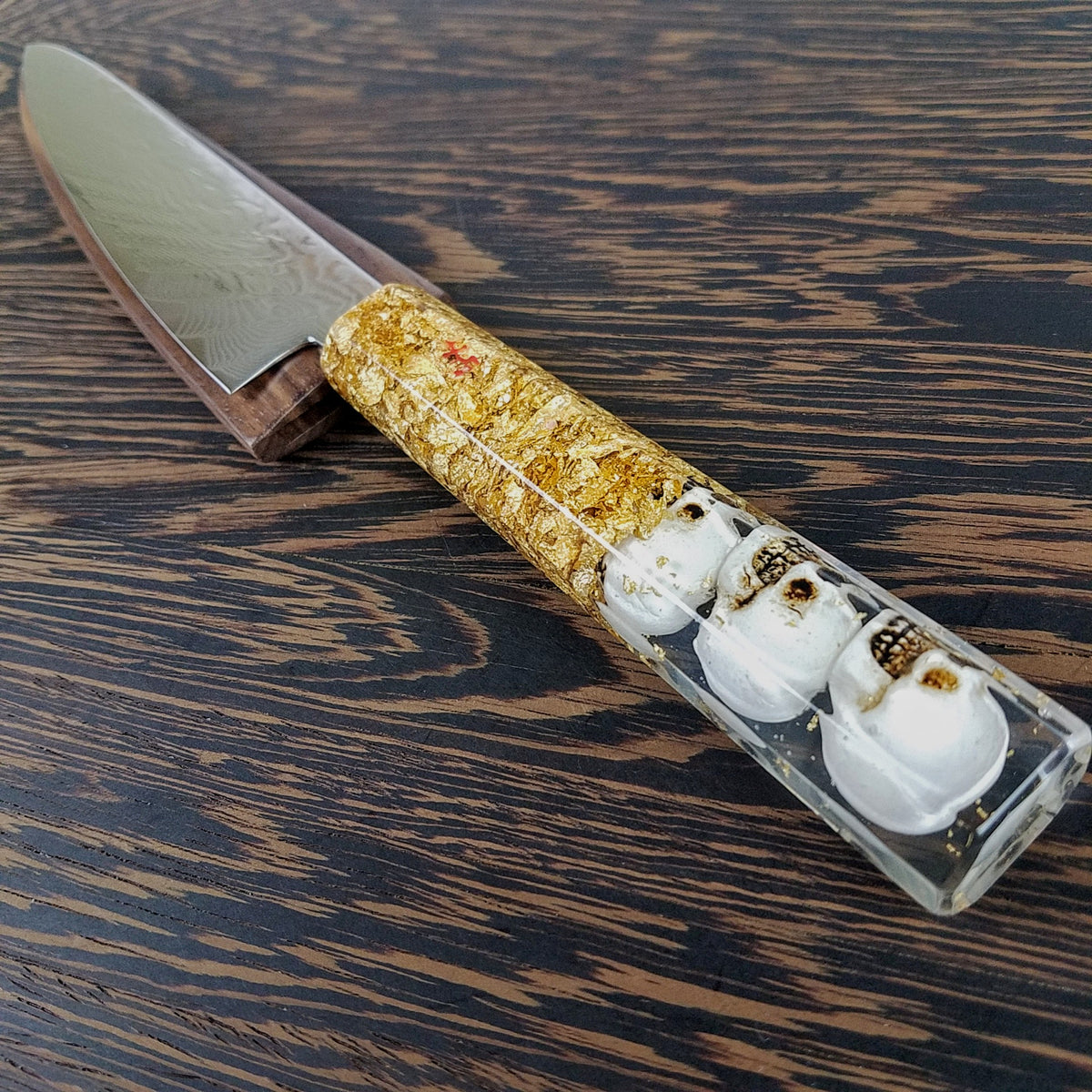 Cannibal Totem - 6in (150mm) Damascus Petty Culinary Knife