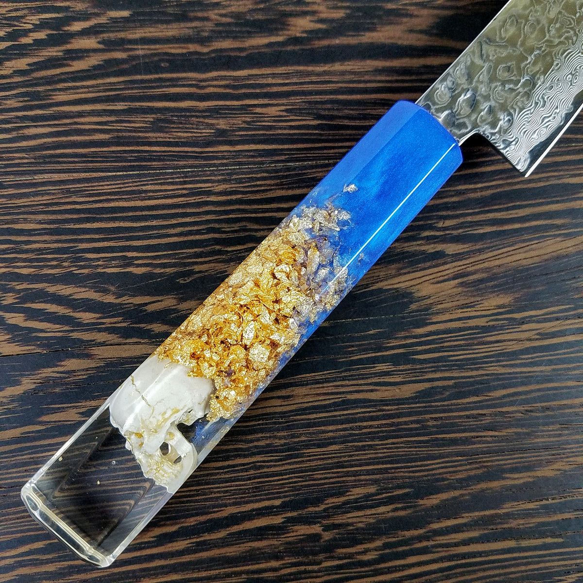 Blue Aureus - 6in (150mm) Damascus Petty Culinary Knife