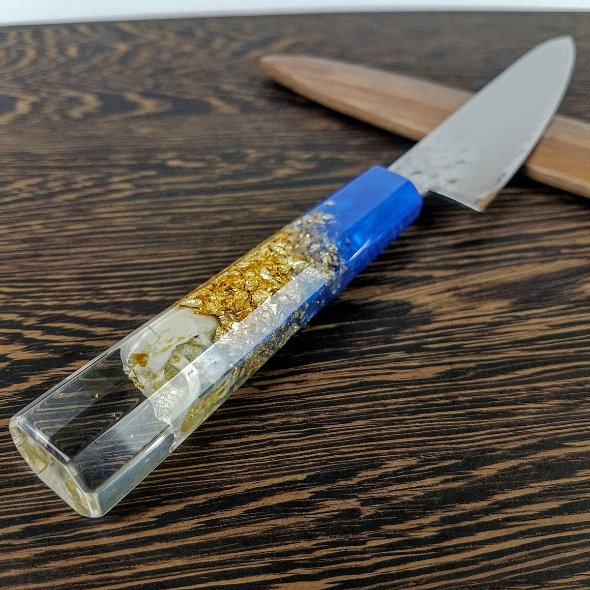 Blue Aureus - 6in (150mm) Damascus Petty Culinary Knife