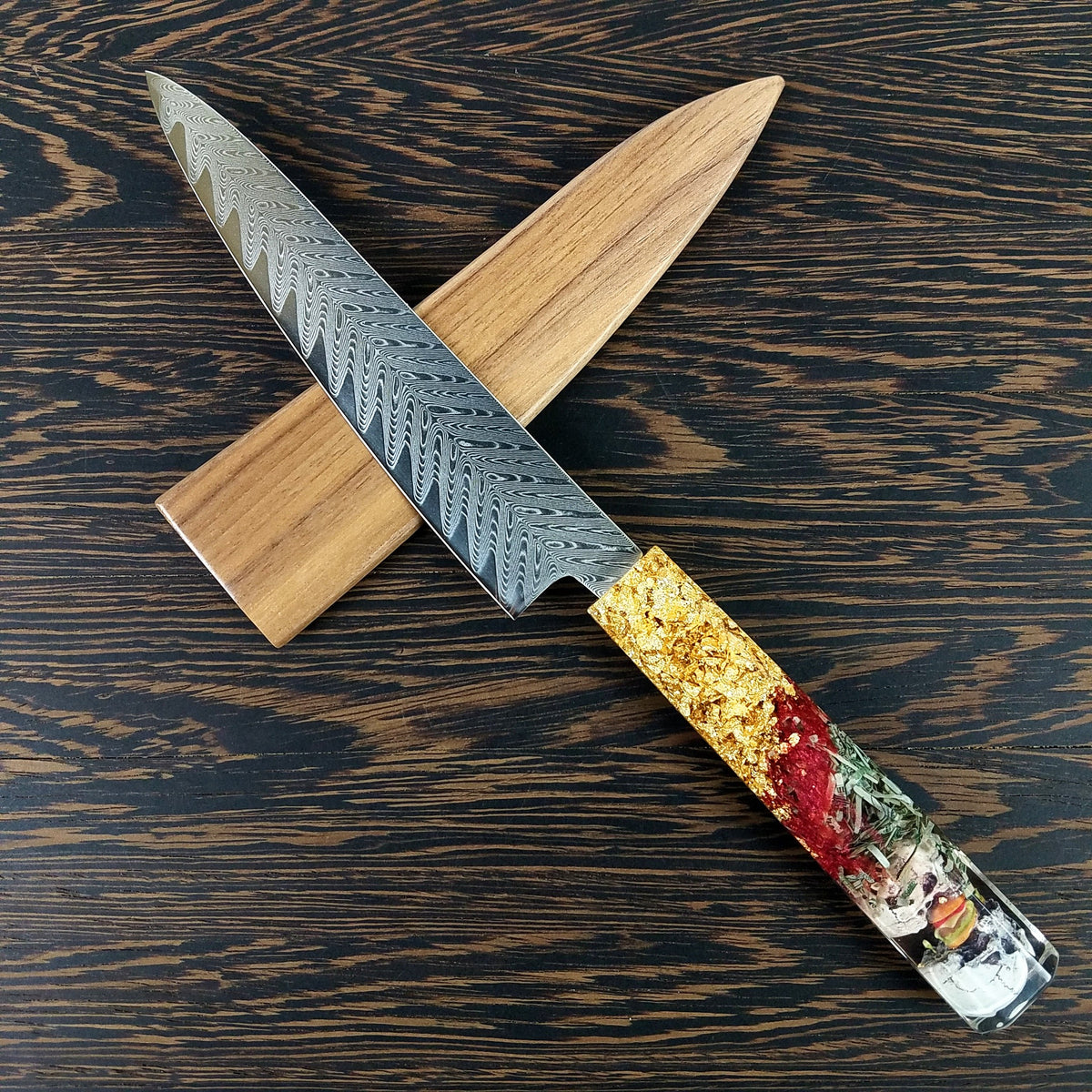 Burger Twins - 6in (150mm) Damascus Petty Culinary Knife