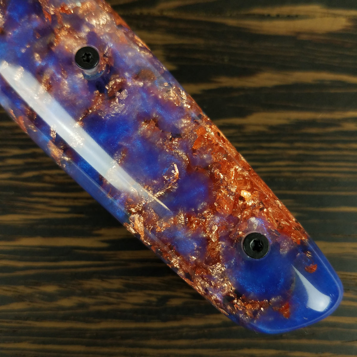 Red Rock - 10in (254mm) Damascus Gyuto - Raindrop - Smooth Handle