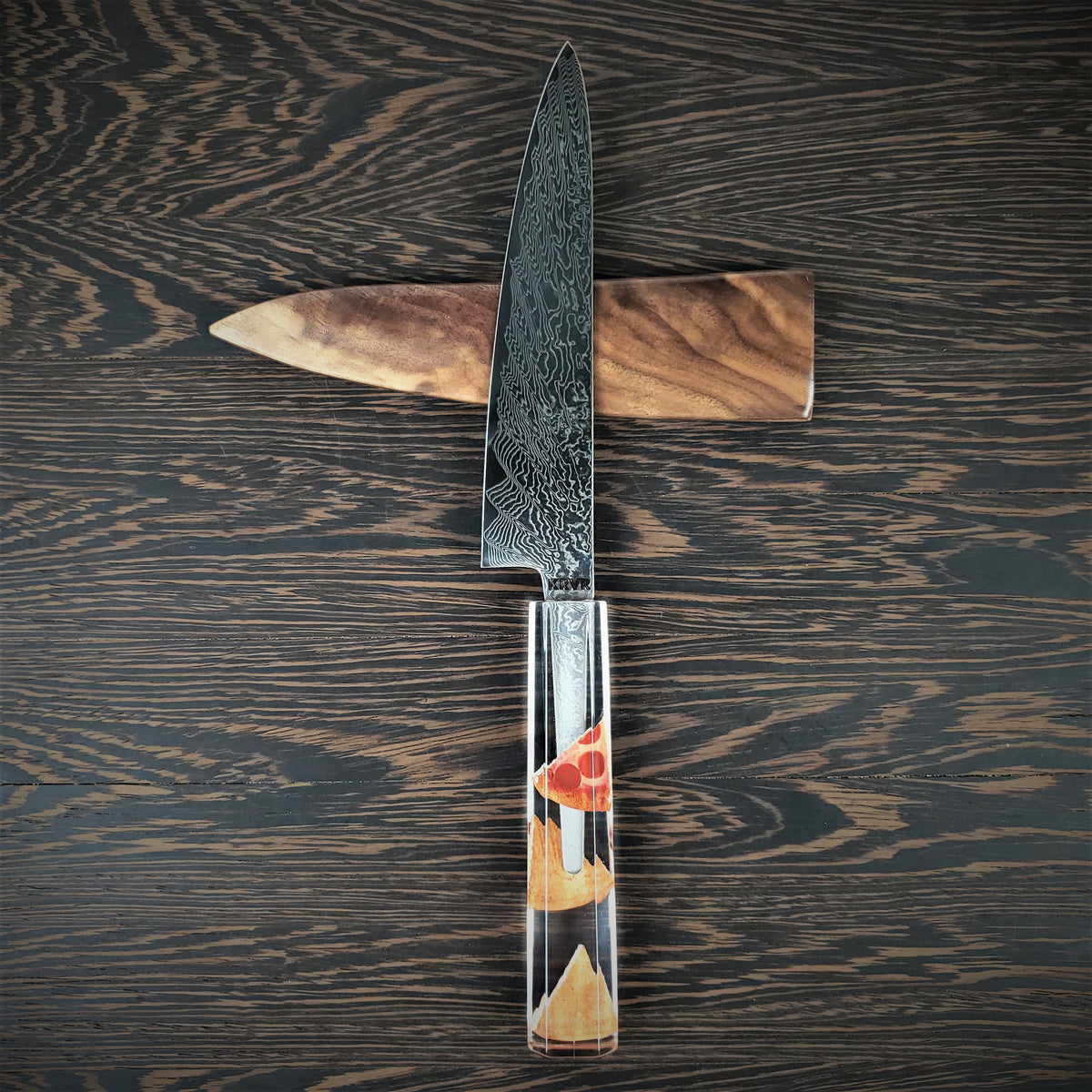 In Crust We Trust - 6in (150mm) Damascus Petty Culinary Knife