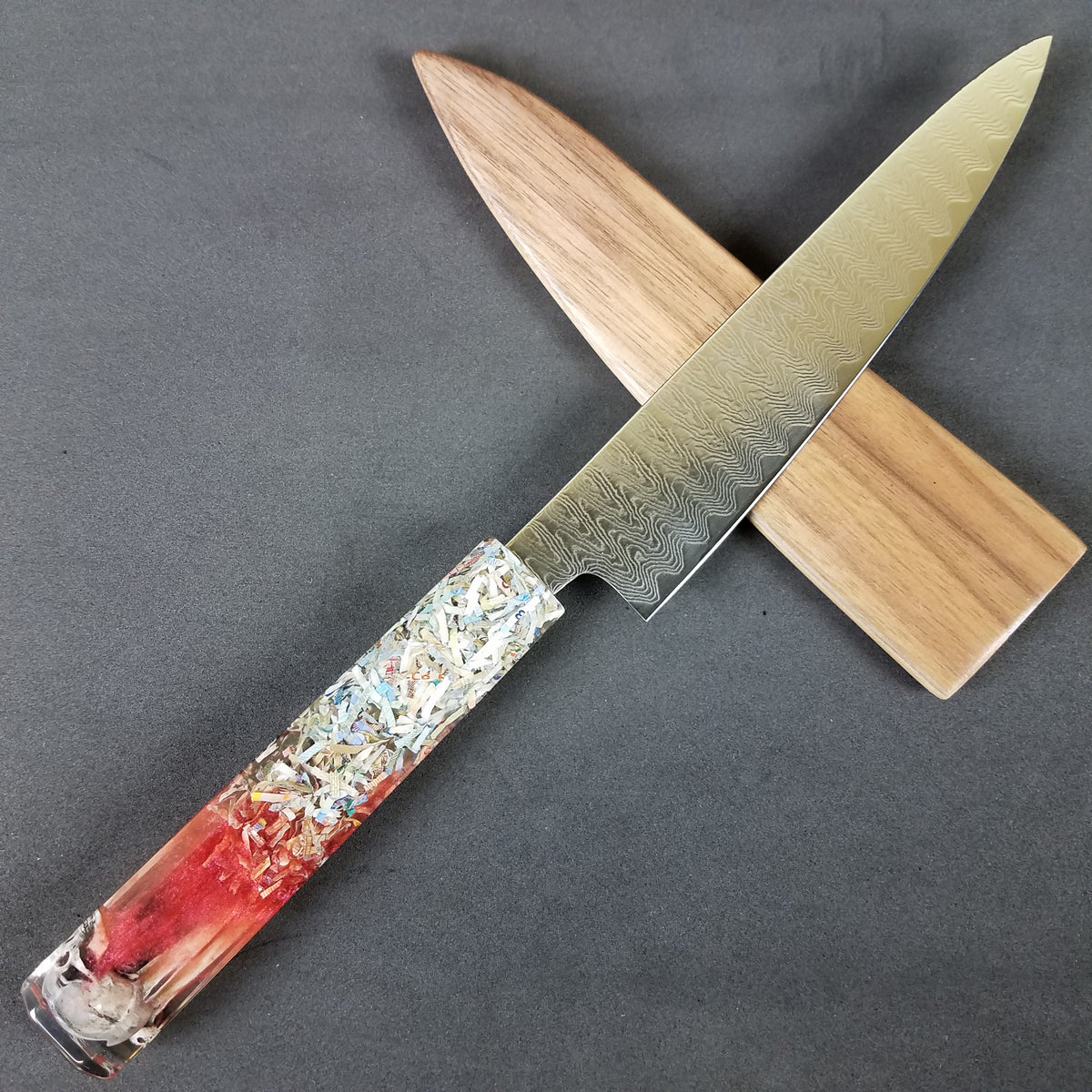 Forex Fiasco - 6in (150mm) Damascus Petty Culinary Knife