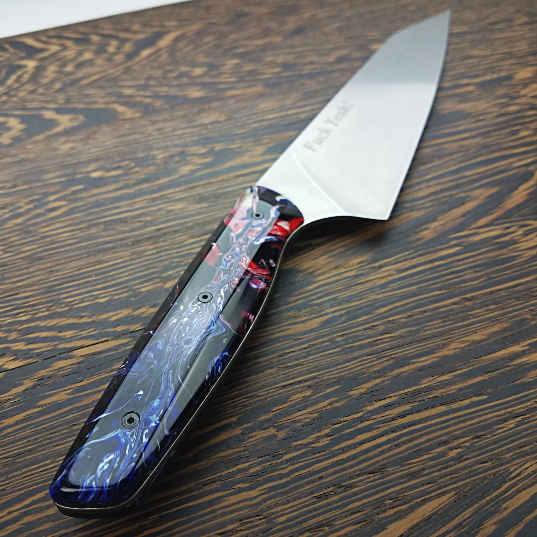 Fuck Yeah! - 8in (203mm) Gyuto Chef Knife S35VN Stainless Steel