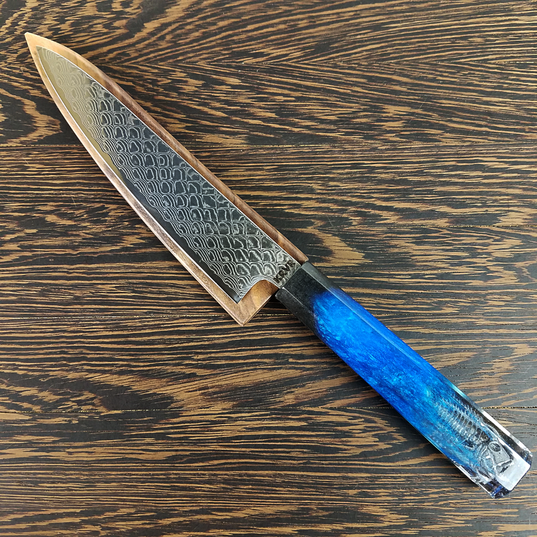 Silverfish - 6in (150mm) Damascus Petty Culinary Knife