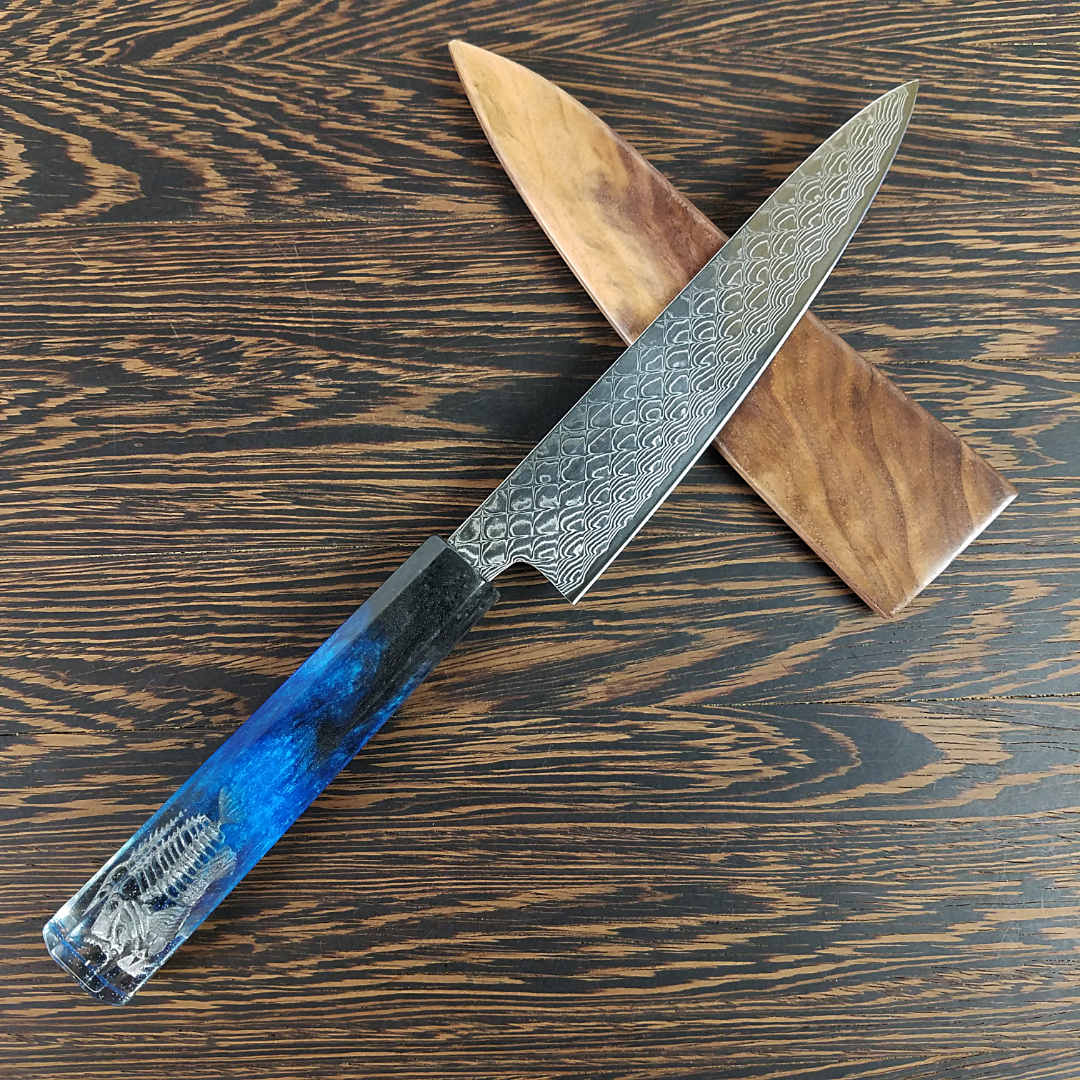 Silverfish - 6in (150mm) Damascus Petty Culinary Knife