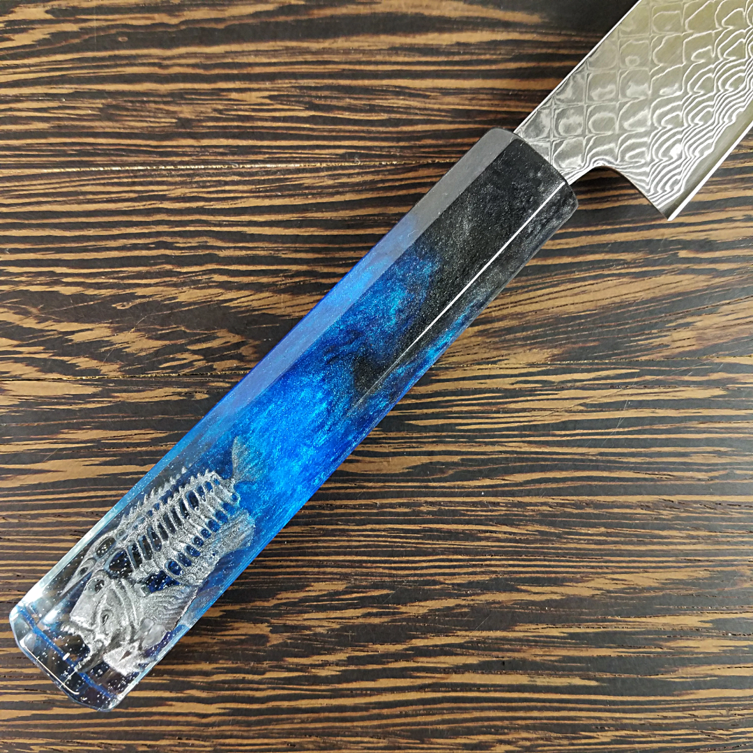 Silverfish - 6in (150mm) Damascus Petty Culinary Knife