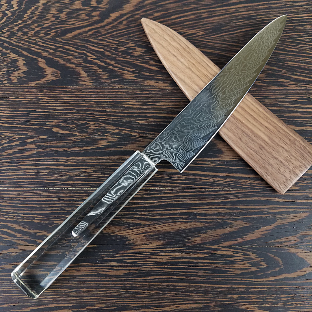 Phantasy Island - 6in (150mm) Damascus Petty Culinary Knife
