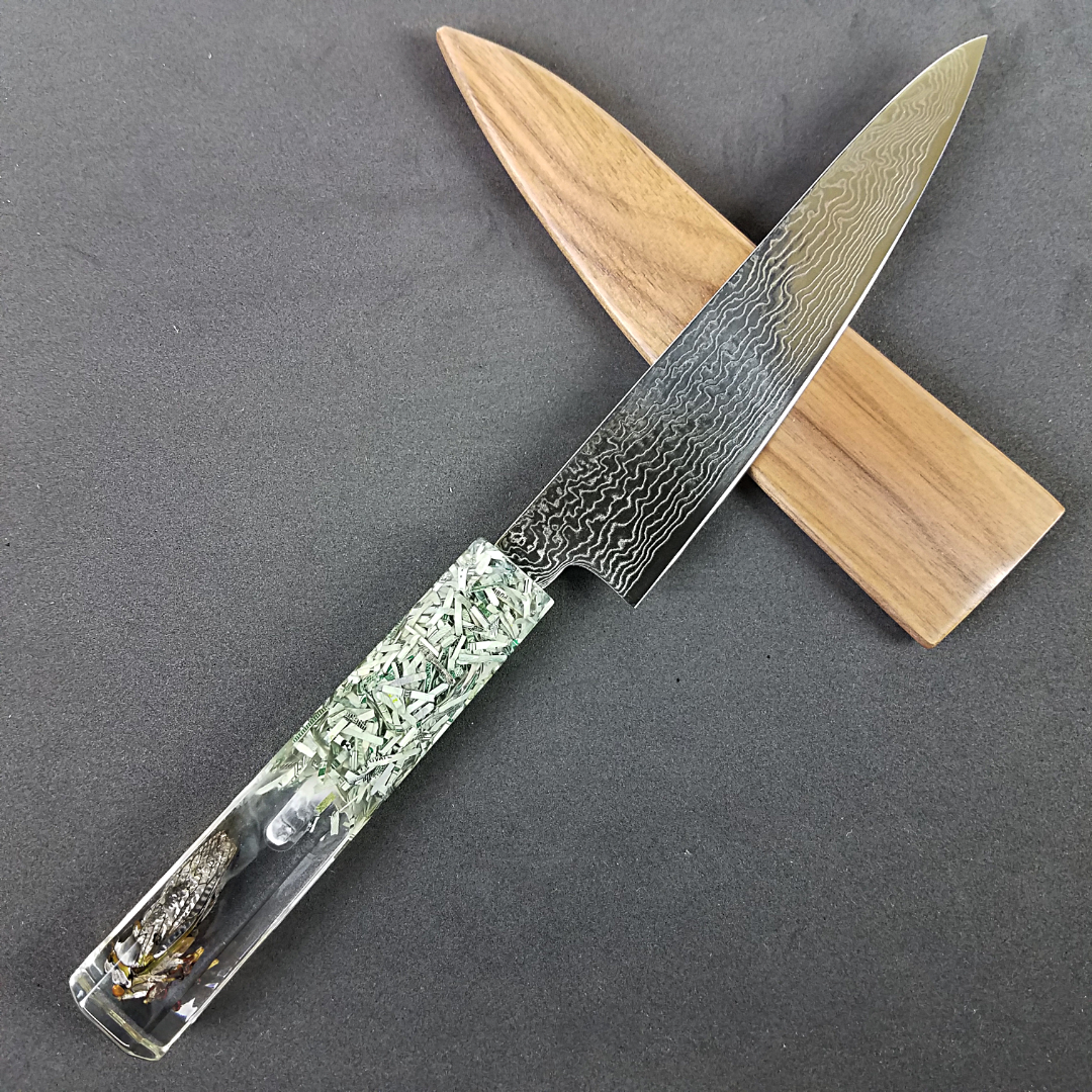 Cicadian Rhythm - 6in (150mm) Damascus Petty Culinary Knife