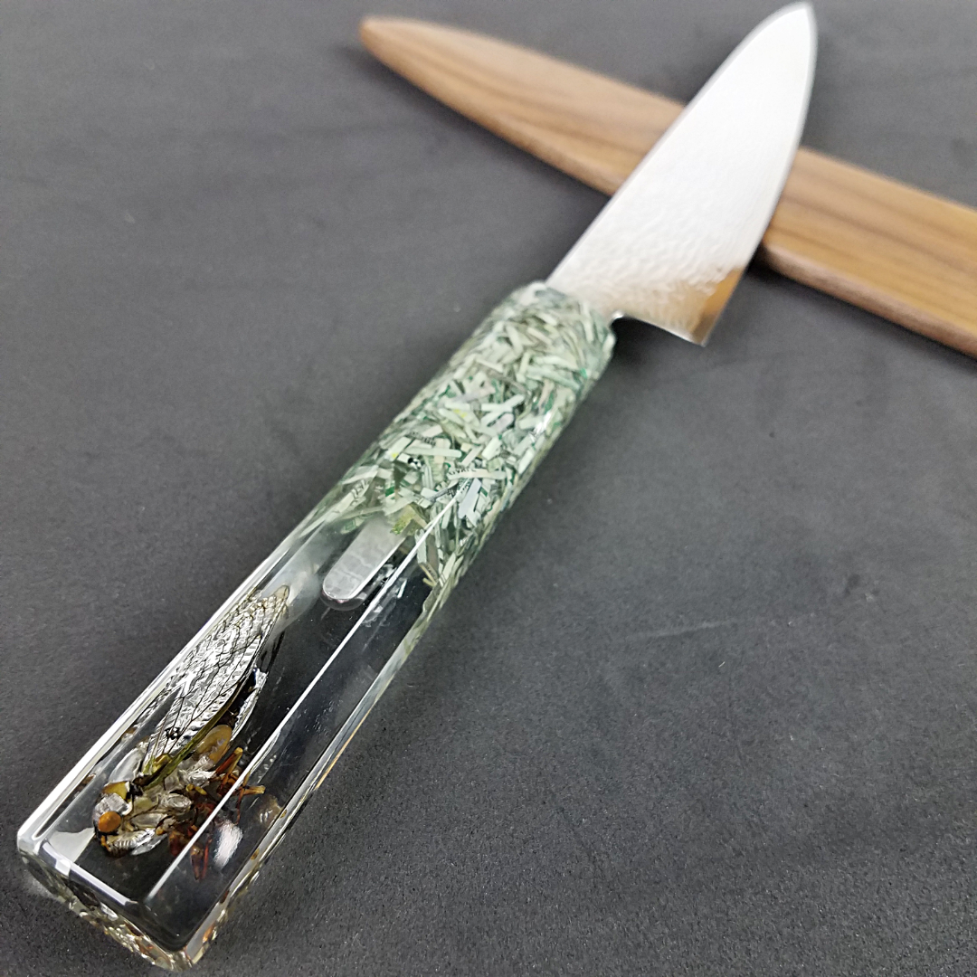 Cicadian Rhythm - 6in (150mm) Damascus Petty Culinary Knife