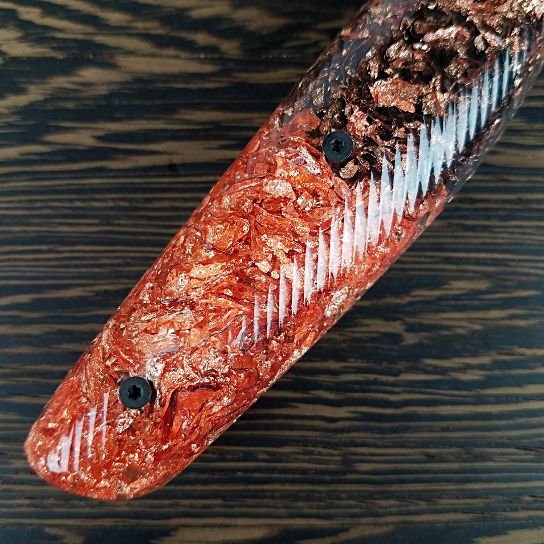 King Copper - 10in (254mm) Damascus Gyuto - Raindrop - Wavy Handle