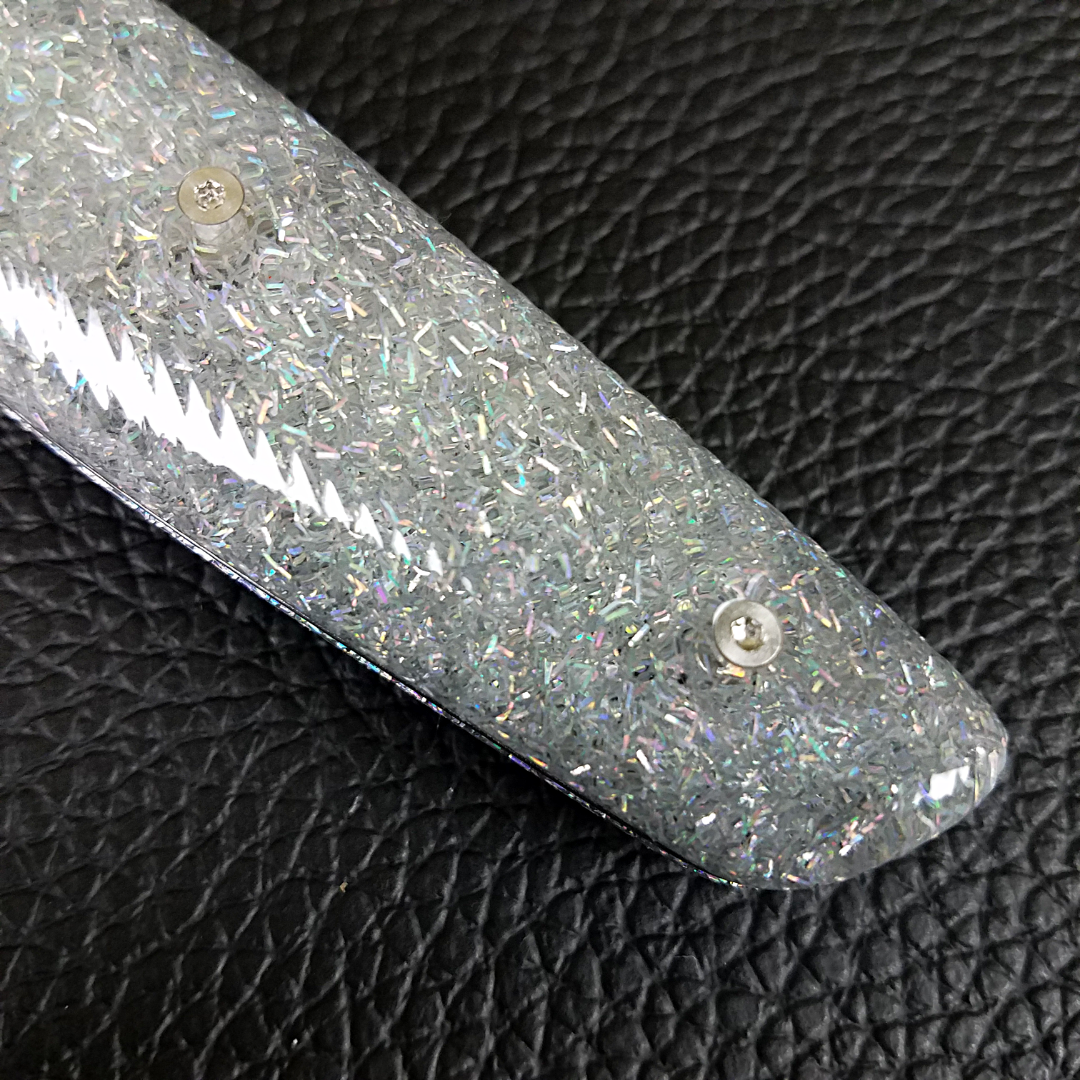 Pretty Fierce - 10in (254mm) Damascus Gyuto - Raindrop - Wavy Handle