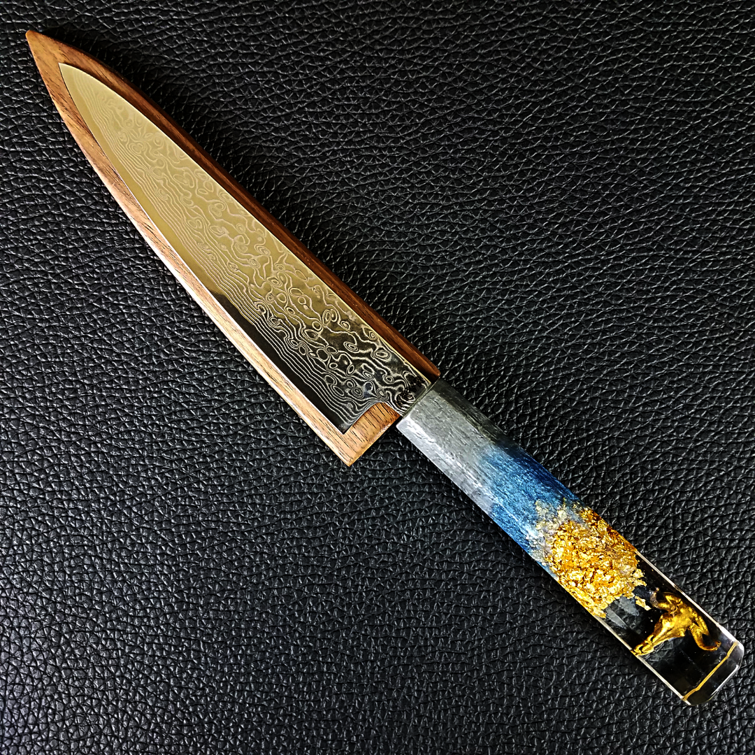 Golden Corral - 6in (150mm) Damascus Petty Culinary Knife