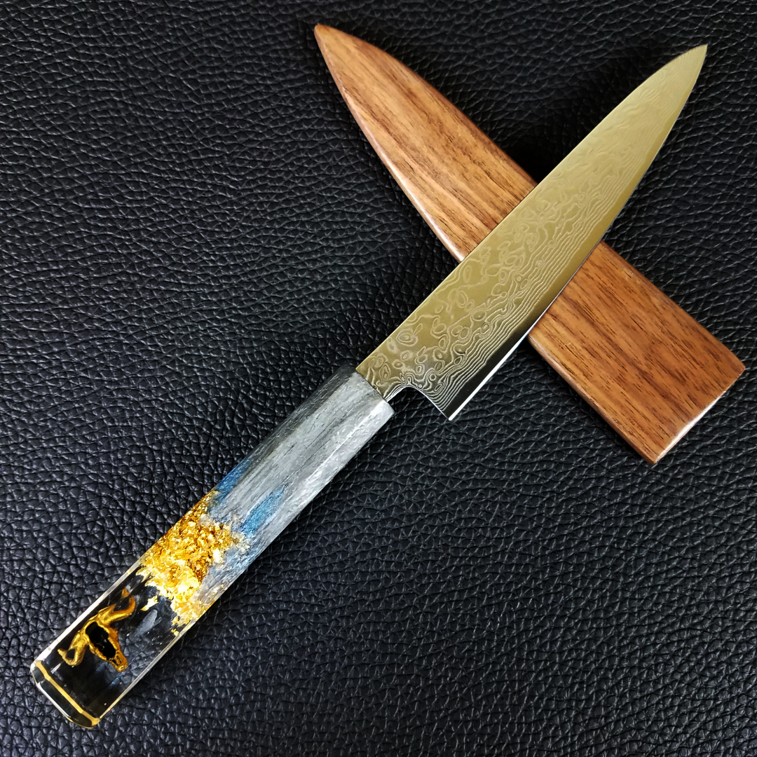 Golden Corral - 6in (150mm) Damascus Petty Culinary Knife