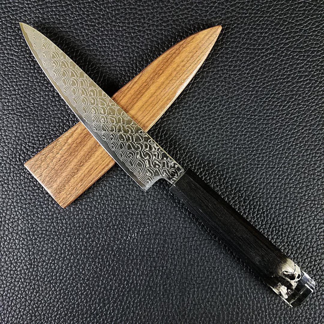 Grim - 6in (150mm) Damascus Petty Culinary Knife