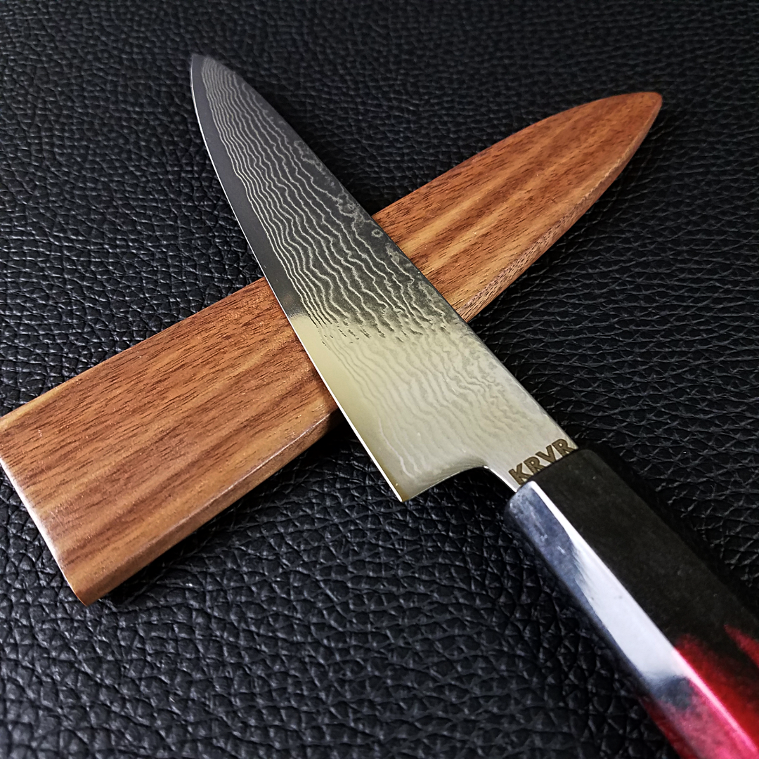 Blood Bank - 6in (150mm) Damascus Petty Culinary Knife