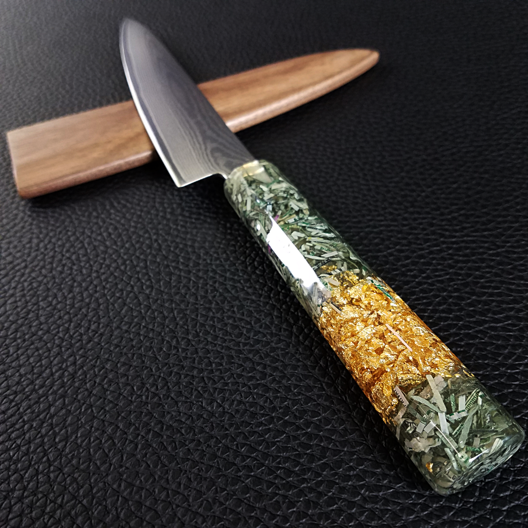 Fort Knox - 6in (150mm) Damascus Petty Culinary Knife