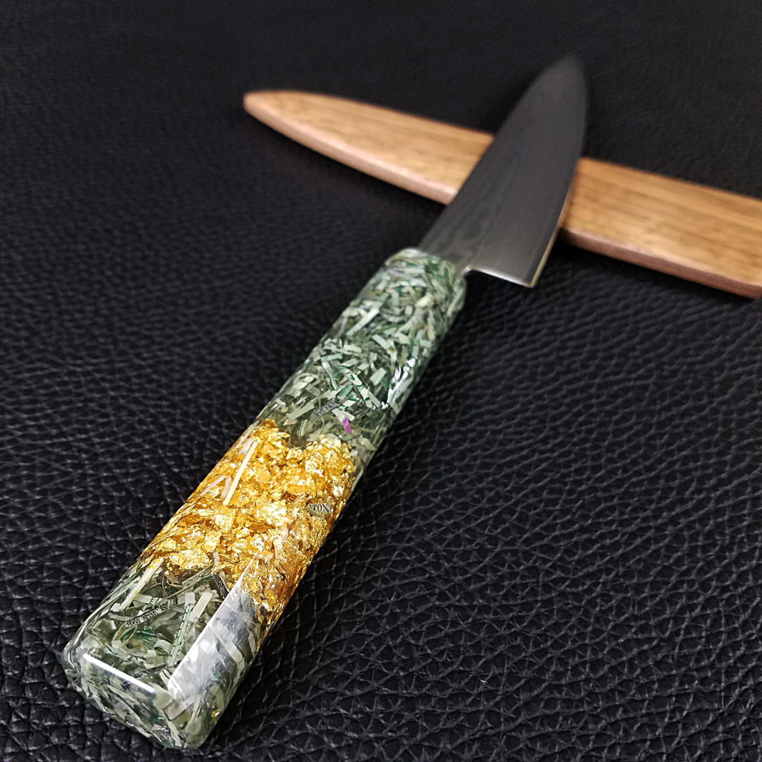 Fort Knox - 6in (150mm) Damascus Petty Culinary Knife