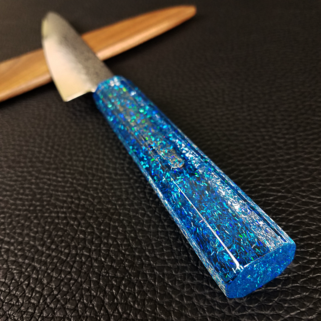 Blue Yonder - 6in (150mm) Damascus Petty Culinary Knife
