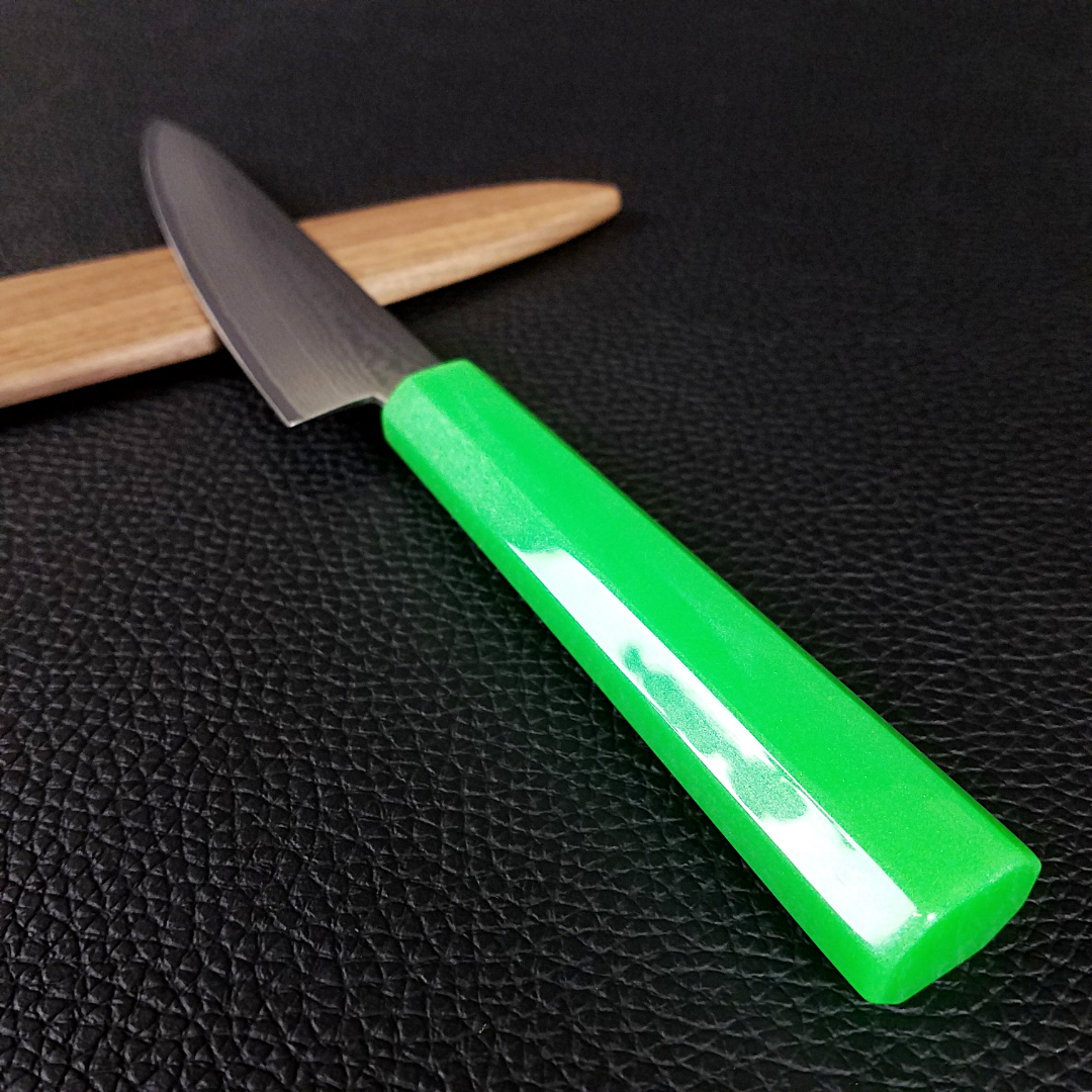 Green Machine - 6in (150mm) Damascus Petty Culinary Knife