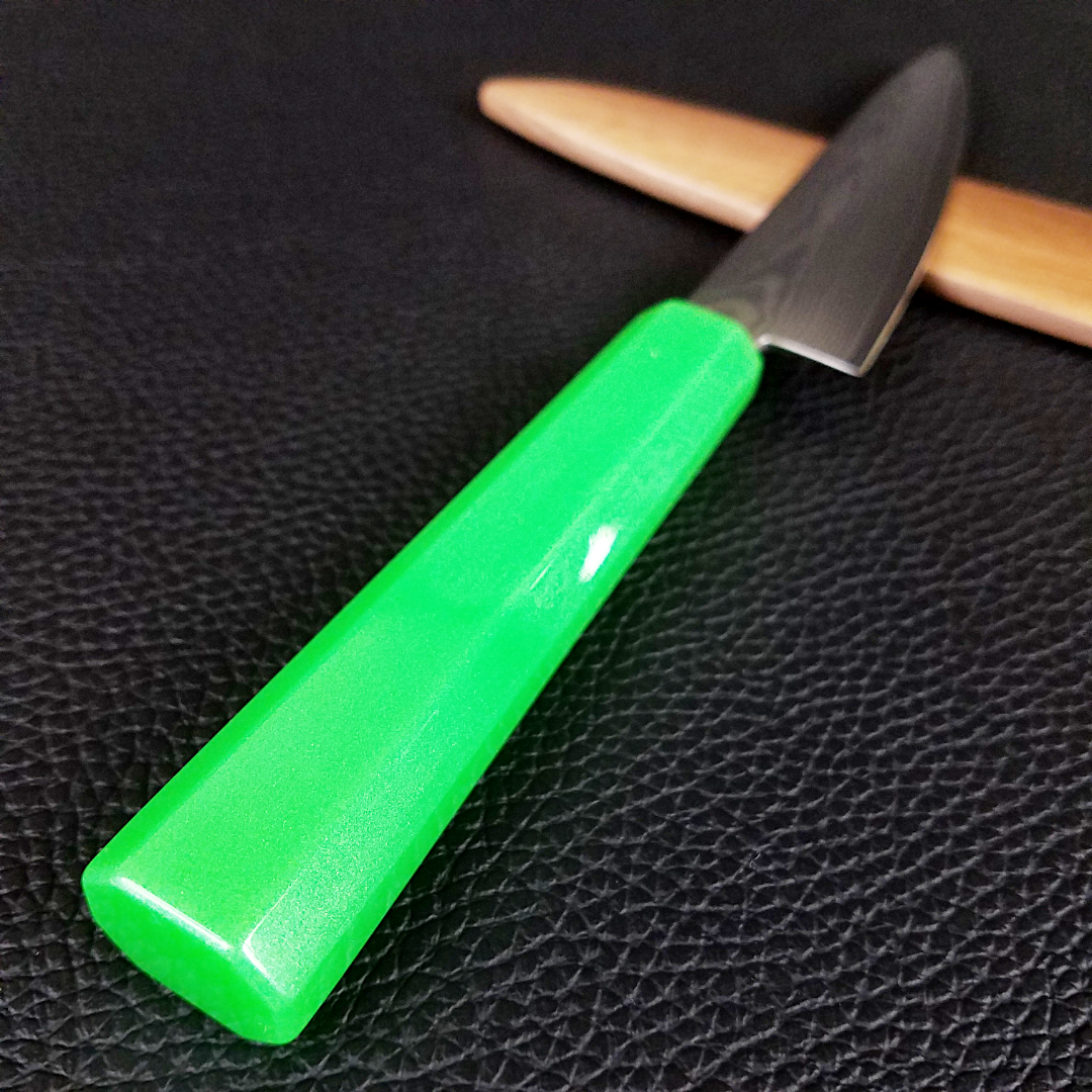 Green Machine - 6in (150mm) Damascus Petty Culinary Knife