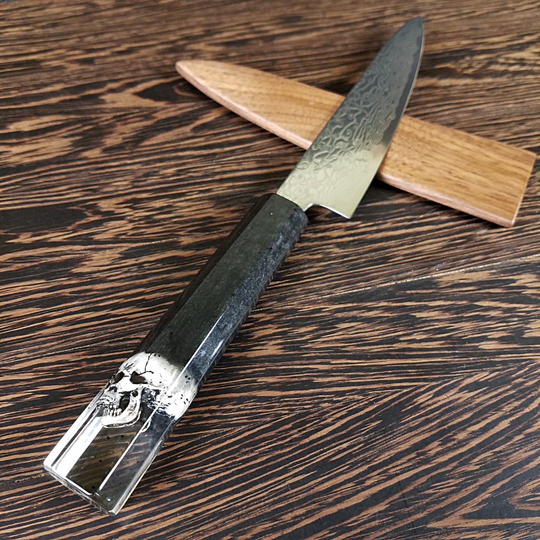 Grimace - 6in (150mm) Damascus Petty Culinary Knife