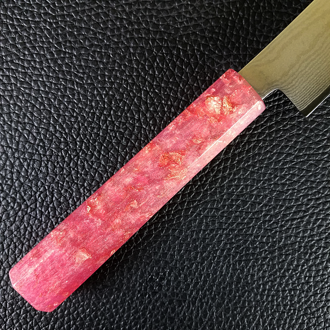 Pink Lemonade - 6in (150mm) Damascus Petty Culinary Knife