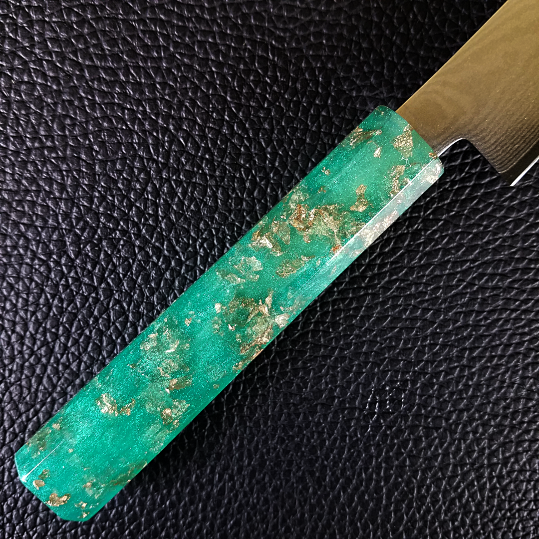 Caribbean Jewel - 6in (150mm) Damascus Petty Culinary Knife