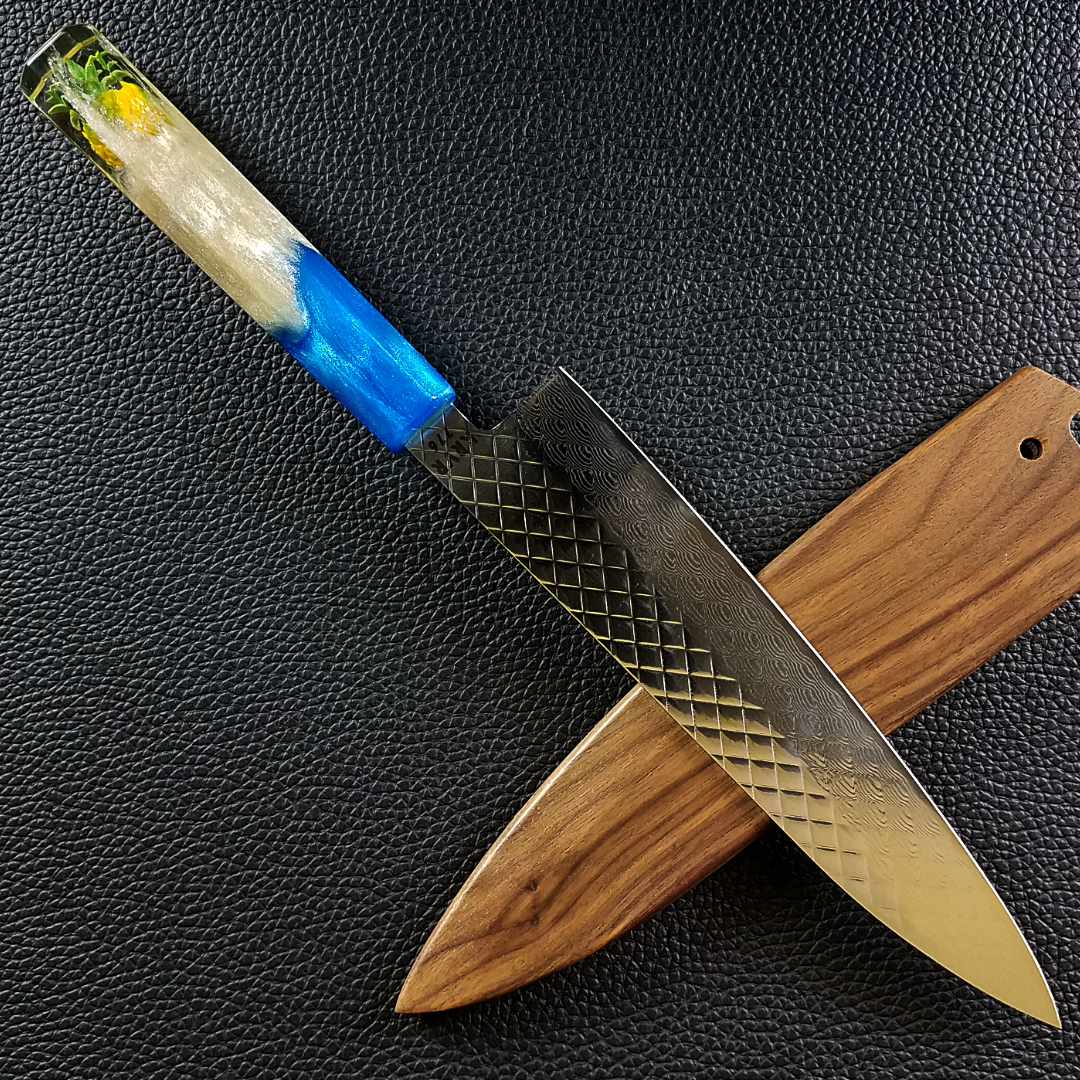 Pineapple Express II - 210mm (8.25in) Damascus Gyuto Chef Knife