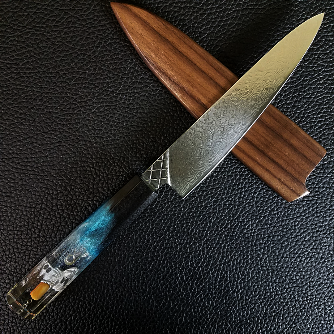 Master Bait - 6in (150mm) Damascus Petty Culinary Knife