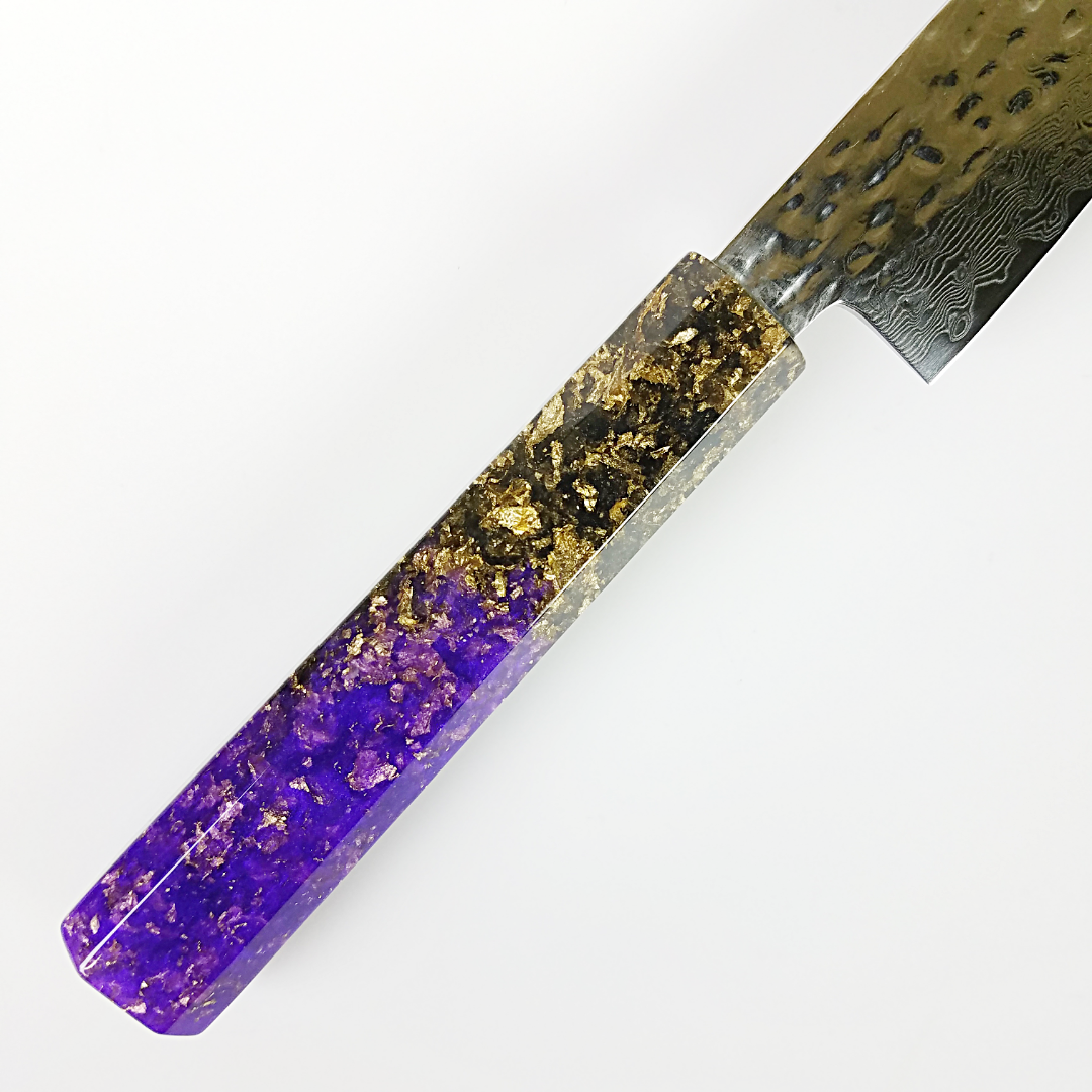 Fade to Midnight - 6in (150mm) Damascus Petty Culinary Knife