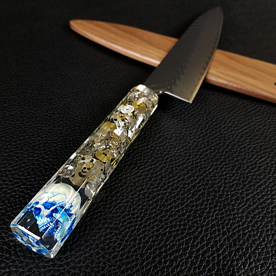 Watchmaker&#39;s Son - 210mm (8.25in) Damascus Gyuto Chef Knife