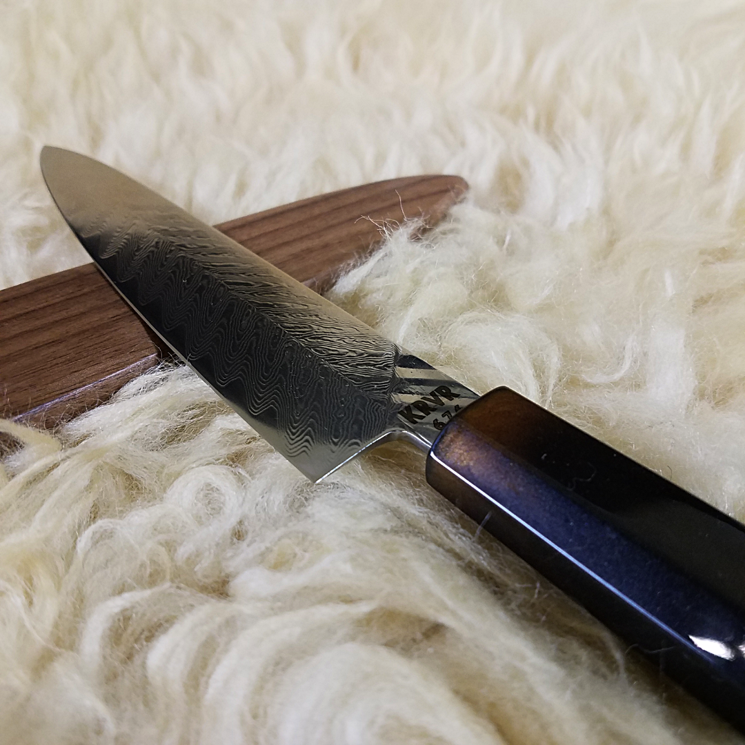 Tiger&#39;s Eye - 6in (150mm) Damascus Petty Culinary Knife